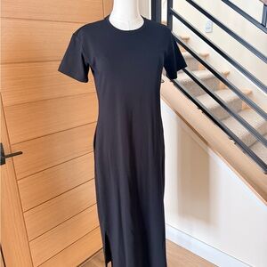 Brushed Bamboo Midi T-Shirt Dress